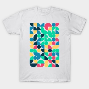 Greeny Cool Pattern T-Shirt